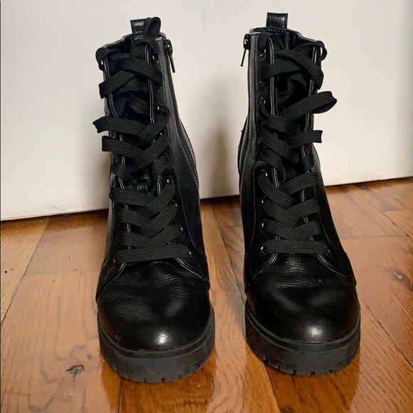 Steve Madden 4 inch thick heeled boots - Picture 2 of 6